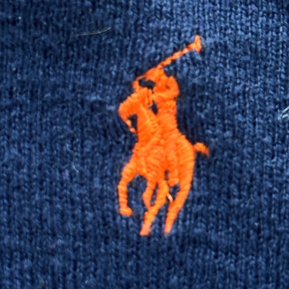 Polo by Ralph Lauren Navy Crewneck Sweater - Picture 3 of 13